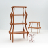 Art Nouveau 4-laagse Etagere